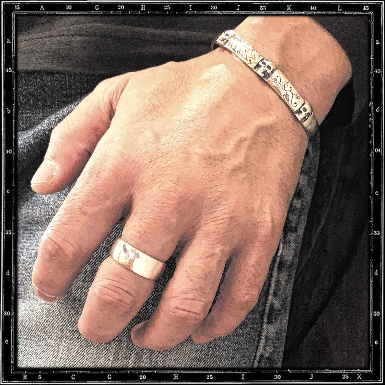 PLAIN BAND RING - LIGHT #502 (8x2mm)