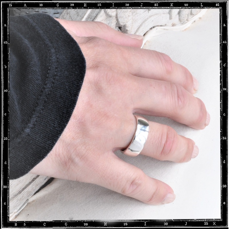 PLAIN BAND RING - LIGHT #502 (8x2mm)