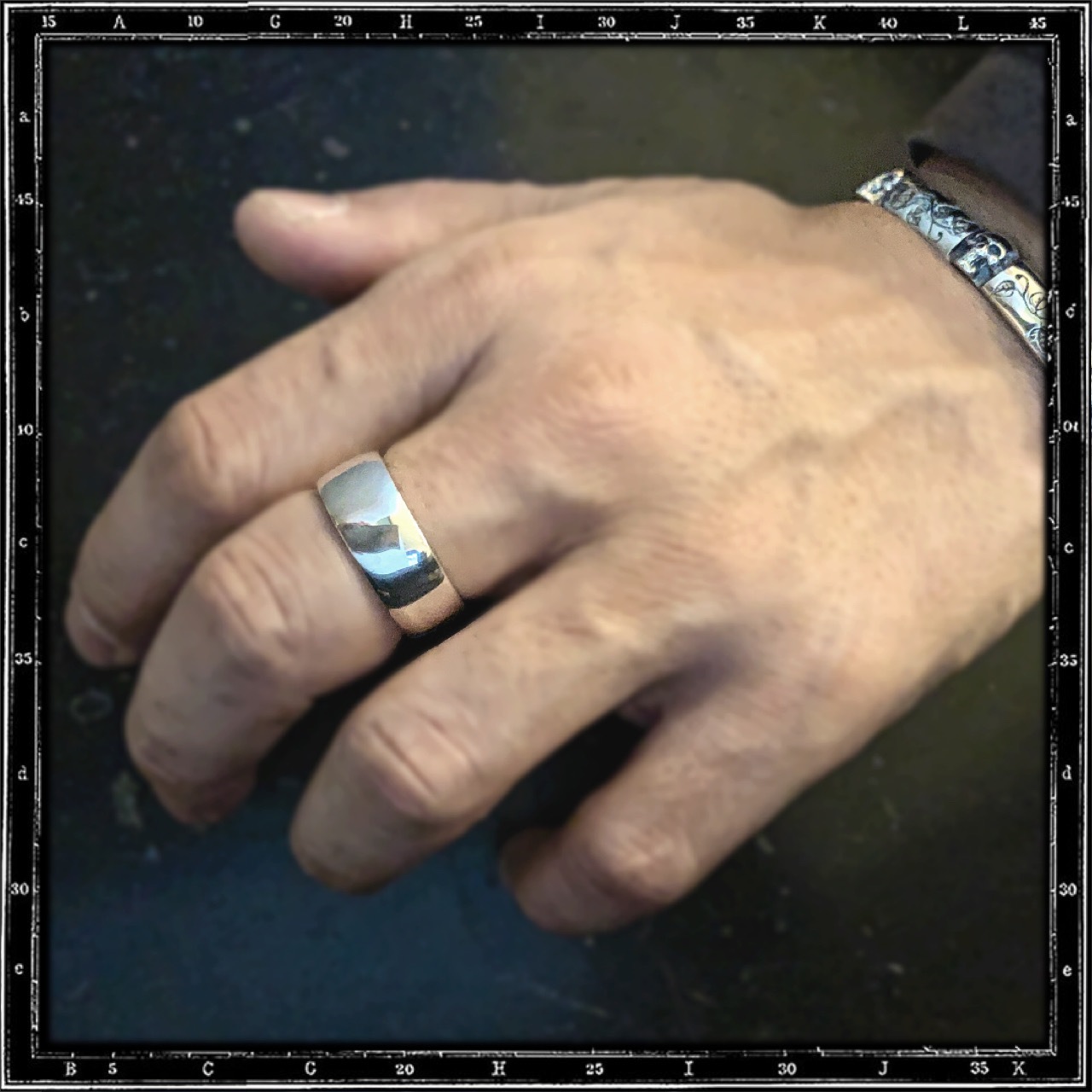 PLAIN BAND RING - LIGHT #502 (8x2mm)