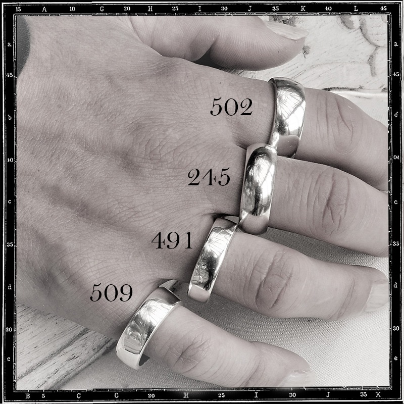 PLAIN BAND RING - LIGHT #502 (8x2mm)