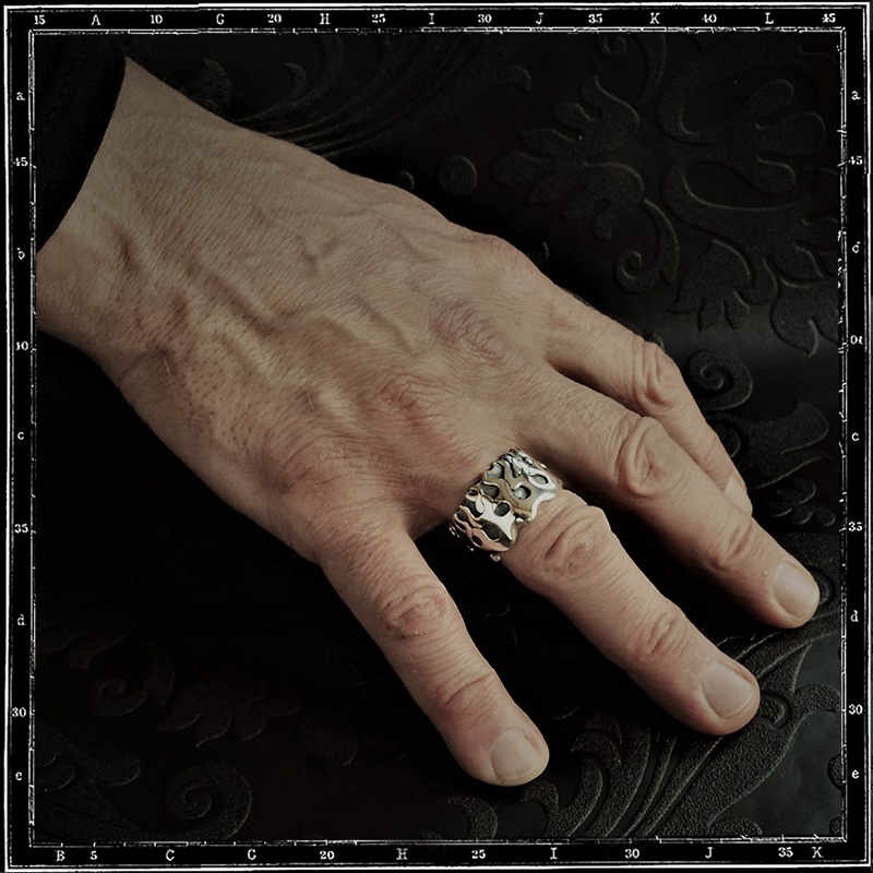 FLAMES BAND RING / JP20 ONLY