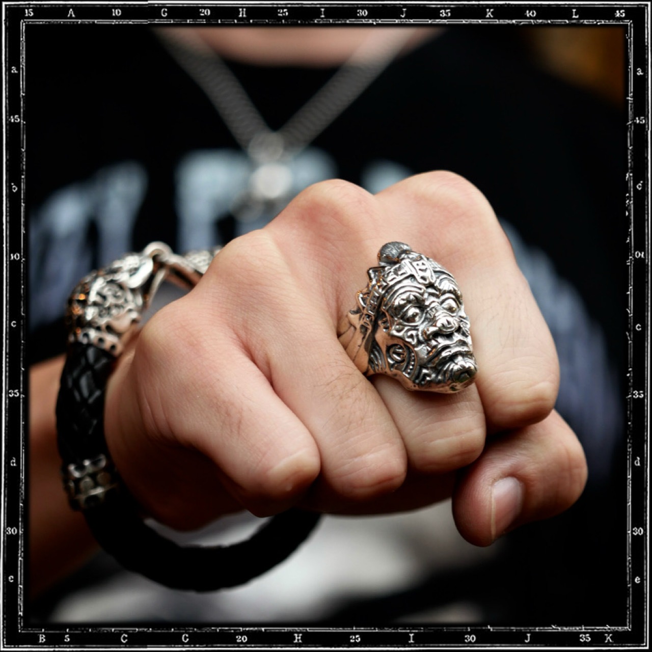 MAYAN WARRIOR RING