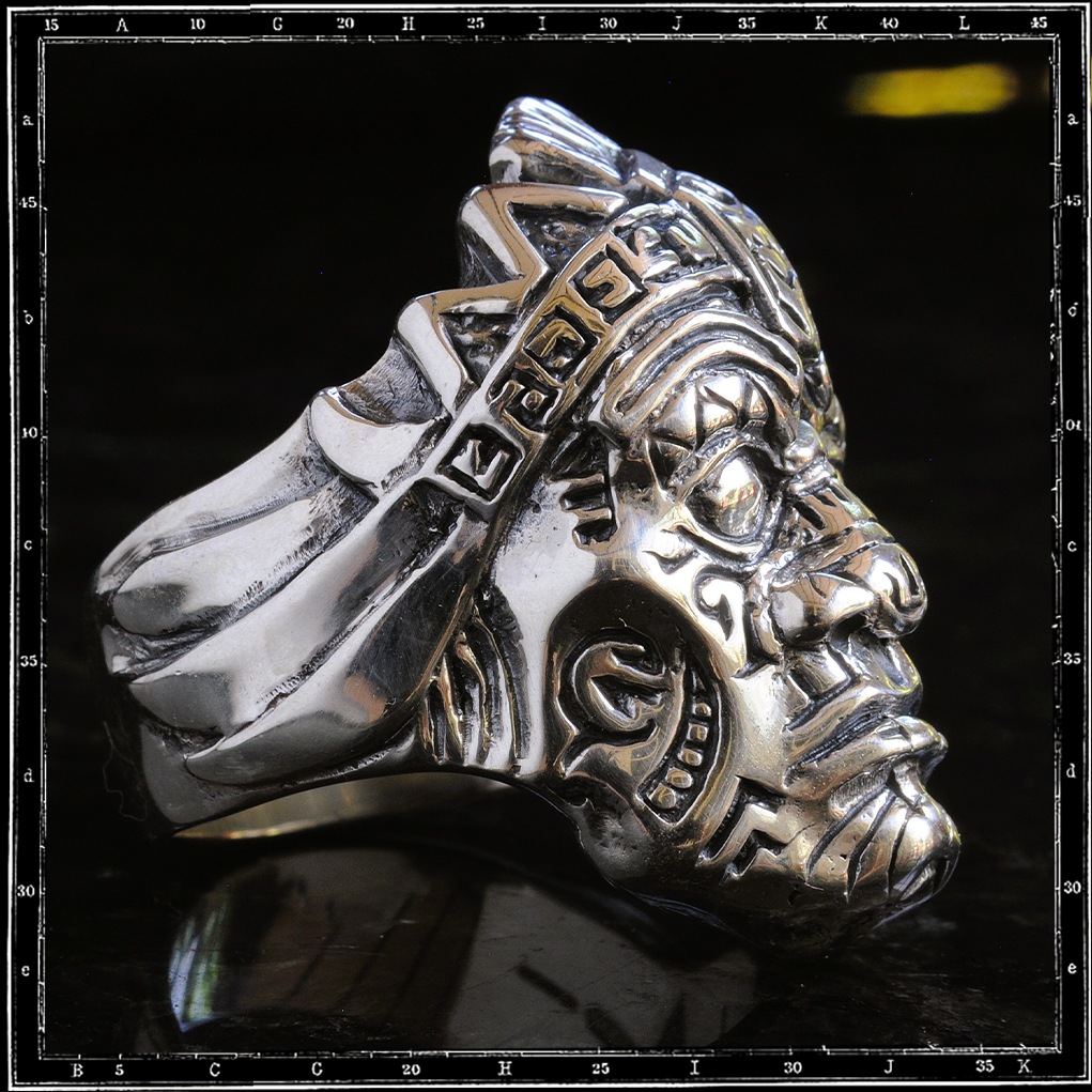MAYAN WARRIOR RING