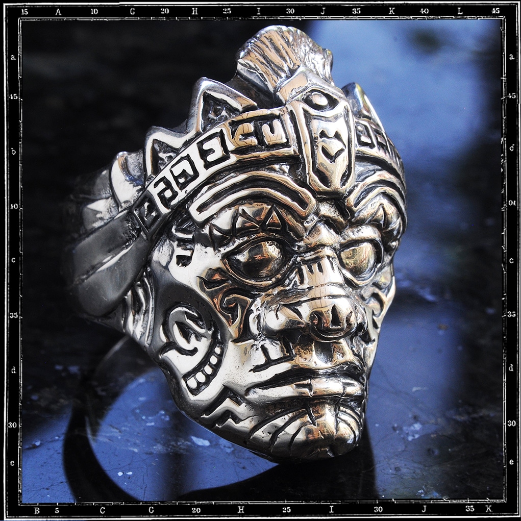 MAYAN WARRIOR RING
