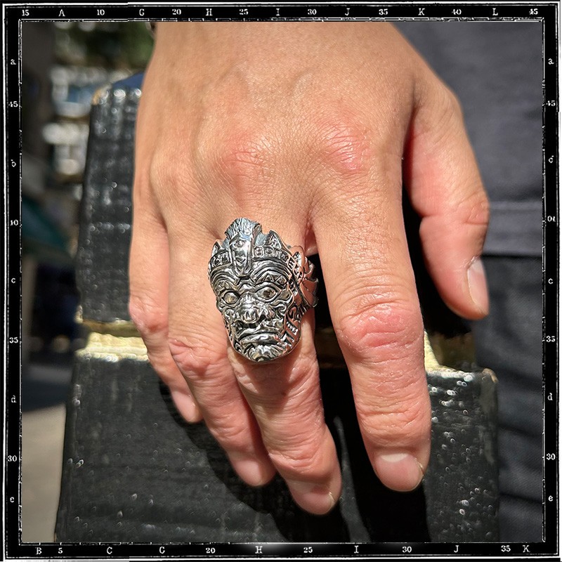 MAYAN WARRIOR RING
