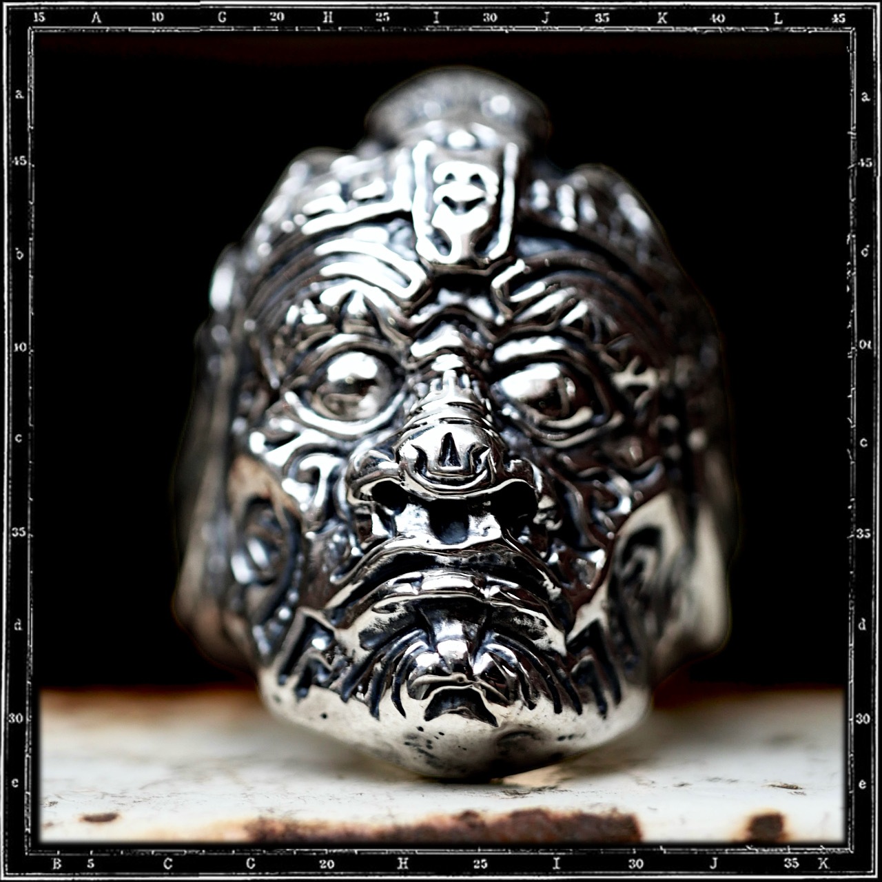 MAYAN WARRIOR RING