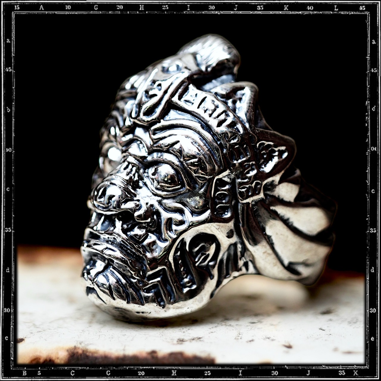 MAYAN WARRIOR RING