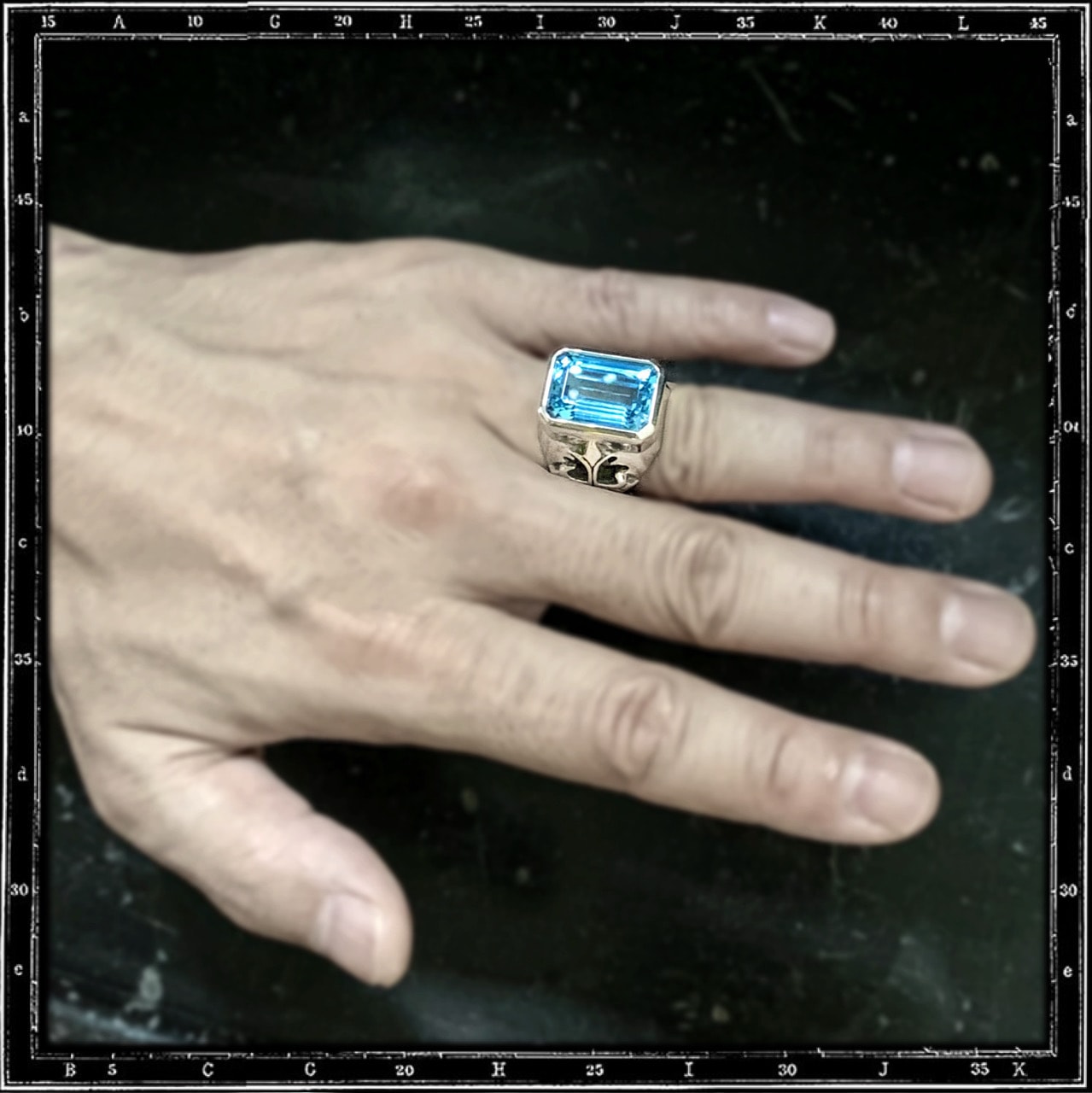 TWIN CROSS STONE RING | クレイジーピッグ公式オンラインストア ...