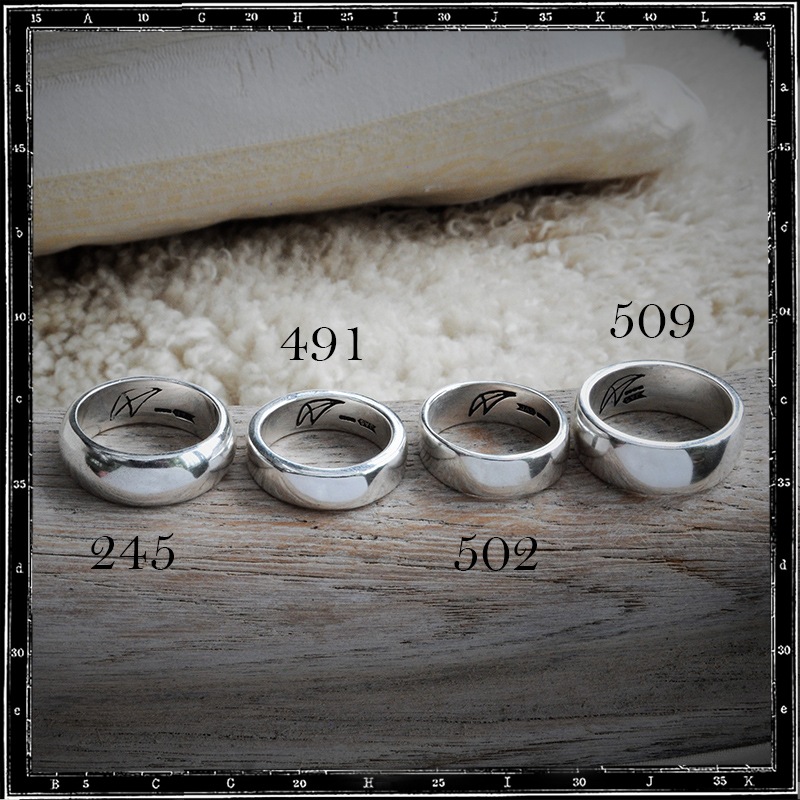 PLAIN BAND RING - HEAVY #509 (8.5x2.5mm)