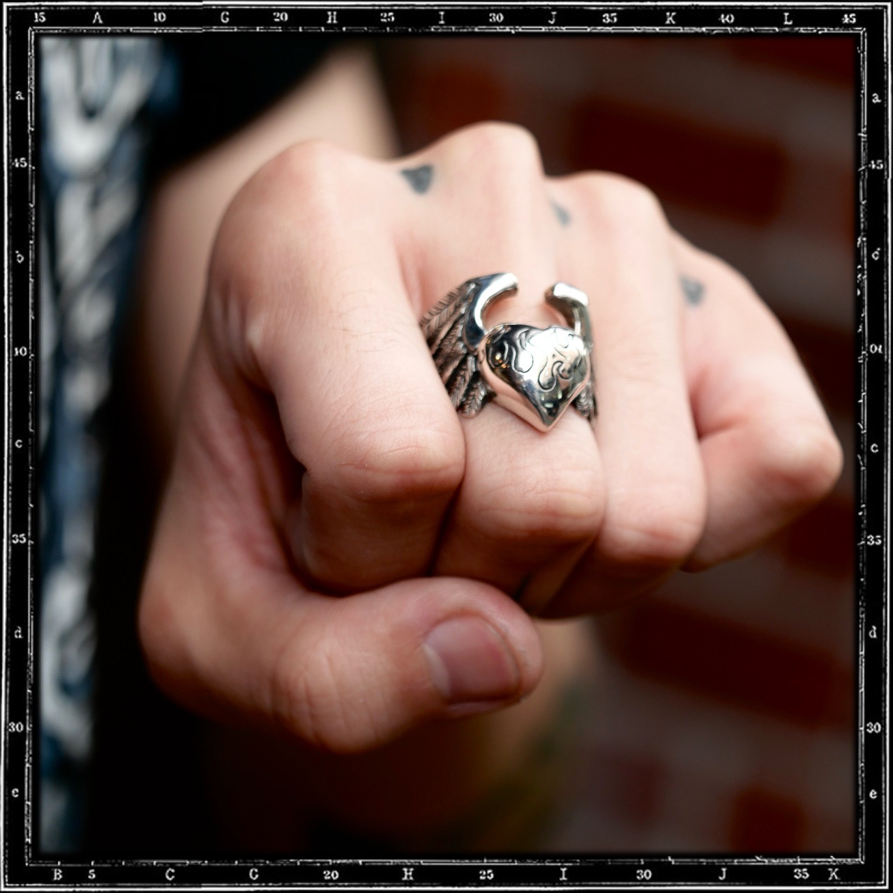 HEART & WINGS RING - LARGE | クレイジーピッグ公式オンラインストア