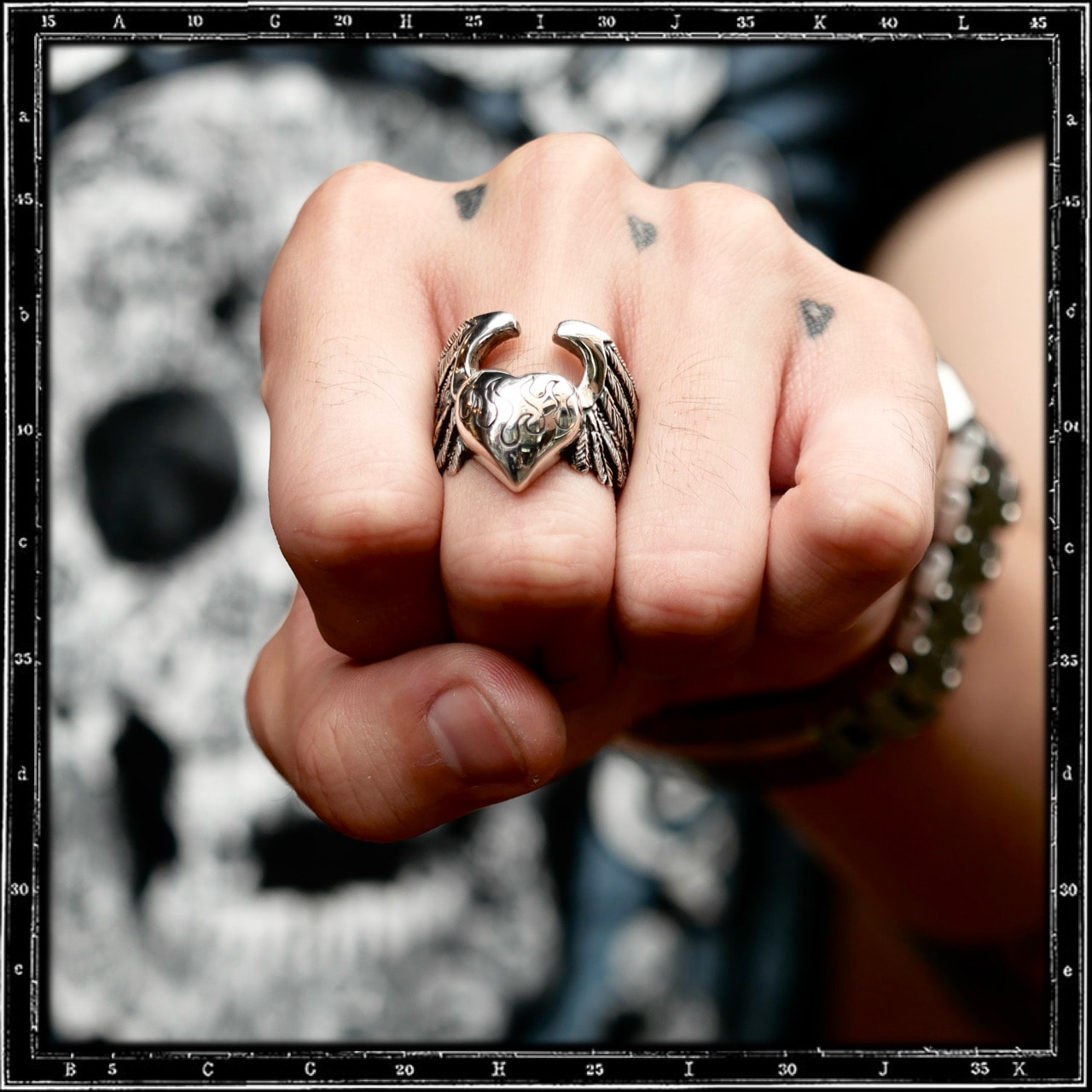 HEART & WINGS RING - LARGE | クレイジーピッグ公式オンラインストア