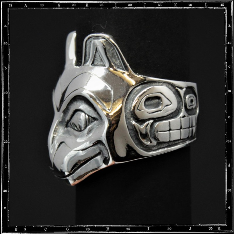 TOTEM FACE RING - CAT