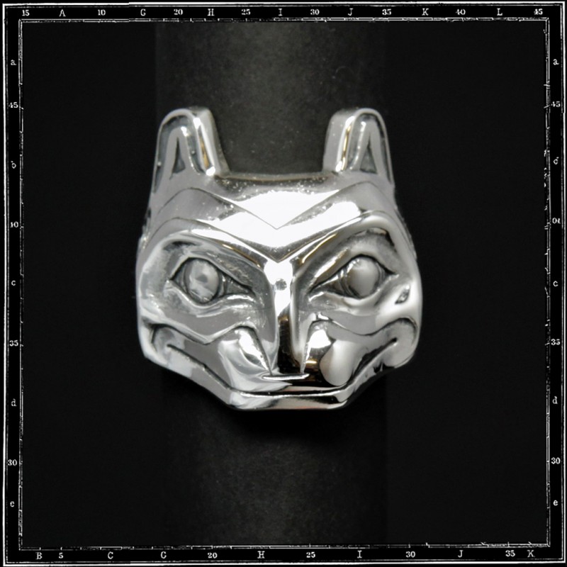 TOTEM FACE RING - CAT