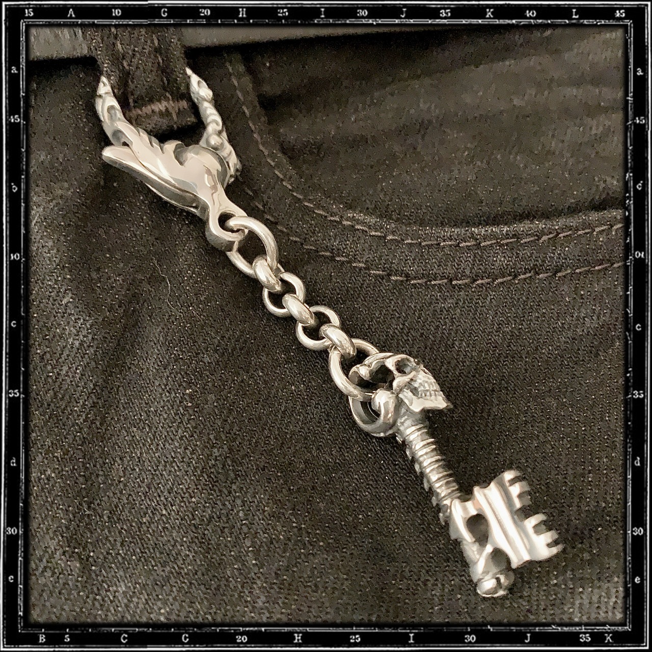 SKULL KEY KEYRING | クレイジーピッグ公式オンラインストア