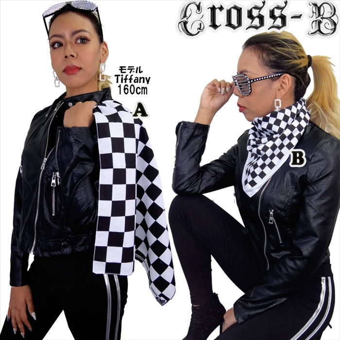 CHALLENIER ept バンダナ柄 Deck 27cm 黒 CHALLENIER ept バンダナ柄