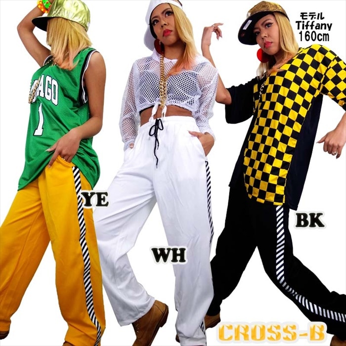 A0071-斜めストライプジッパー付ジャージパンツ | パンツ,ジャージ