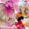 A6966-チュールフェザー付ドレスハット|ヘッドアクセサリー|アクセサリー/ヘアーアクセ