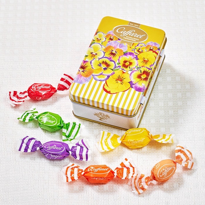 キャンディビオラ缶 カファレル公式通販 イタリアチョコレートブランド