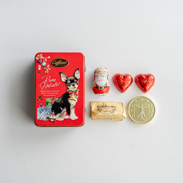 英国マークス＆スペンサー2024クリスマス限定】ライトアップ缶ギフト