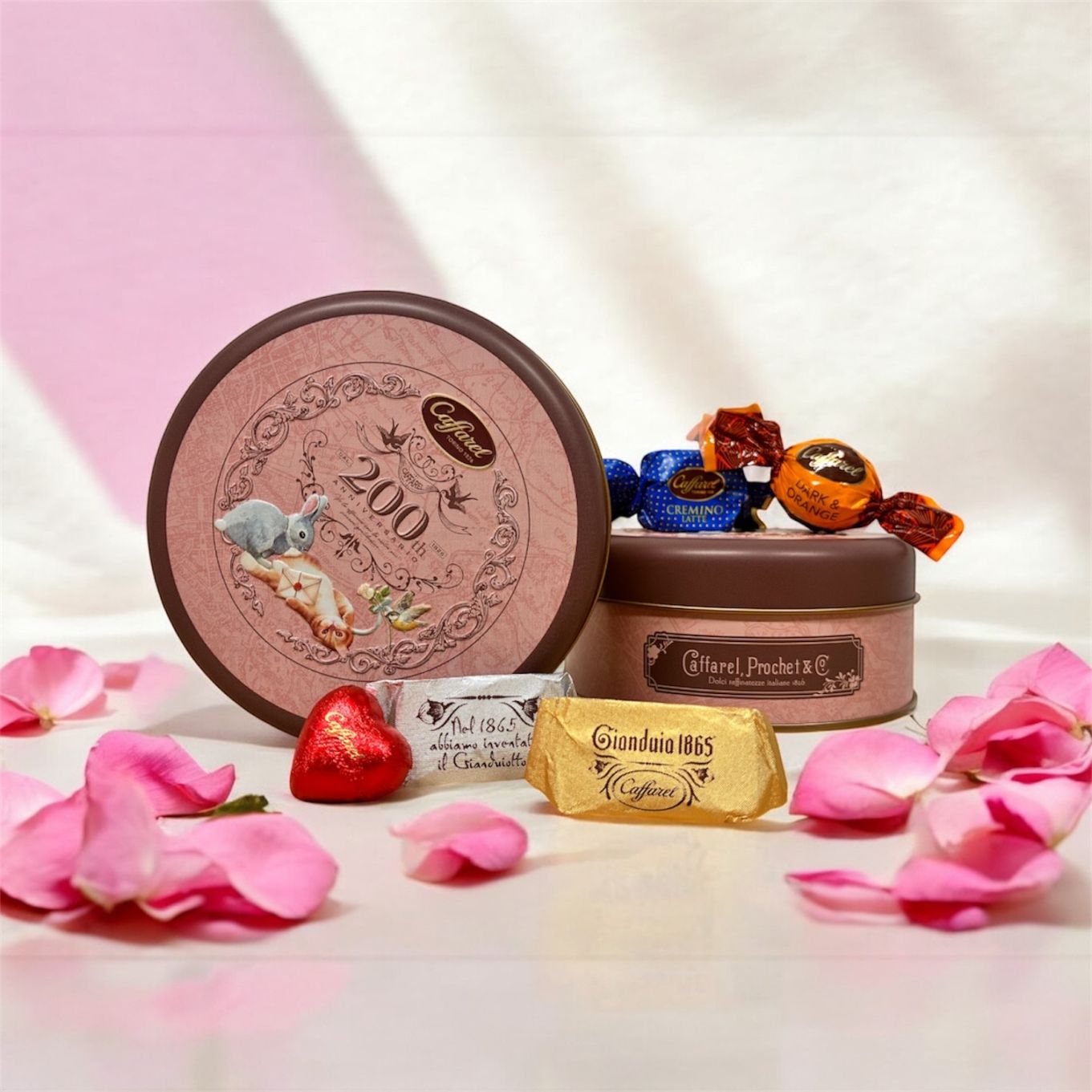 ラウンド缶｜カファレル公式-チョコレートのお菓子-イタリア・トリノ発祥