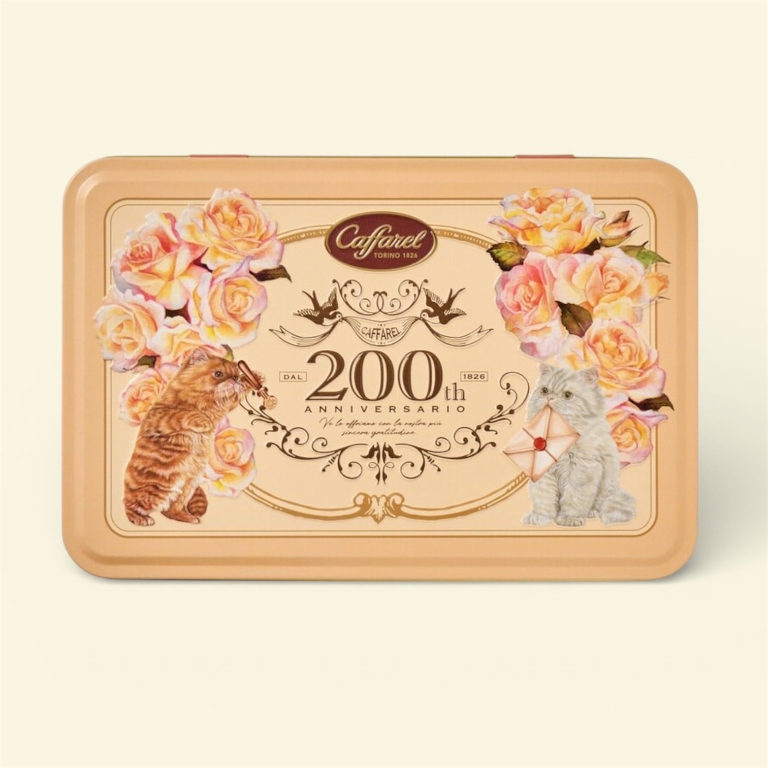 オレンジスクエア缶