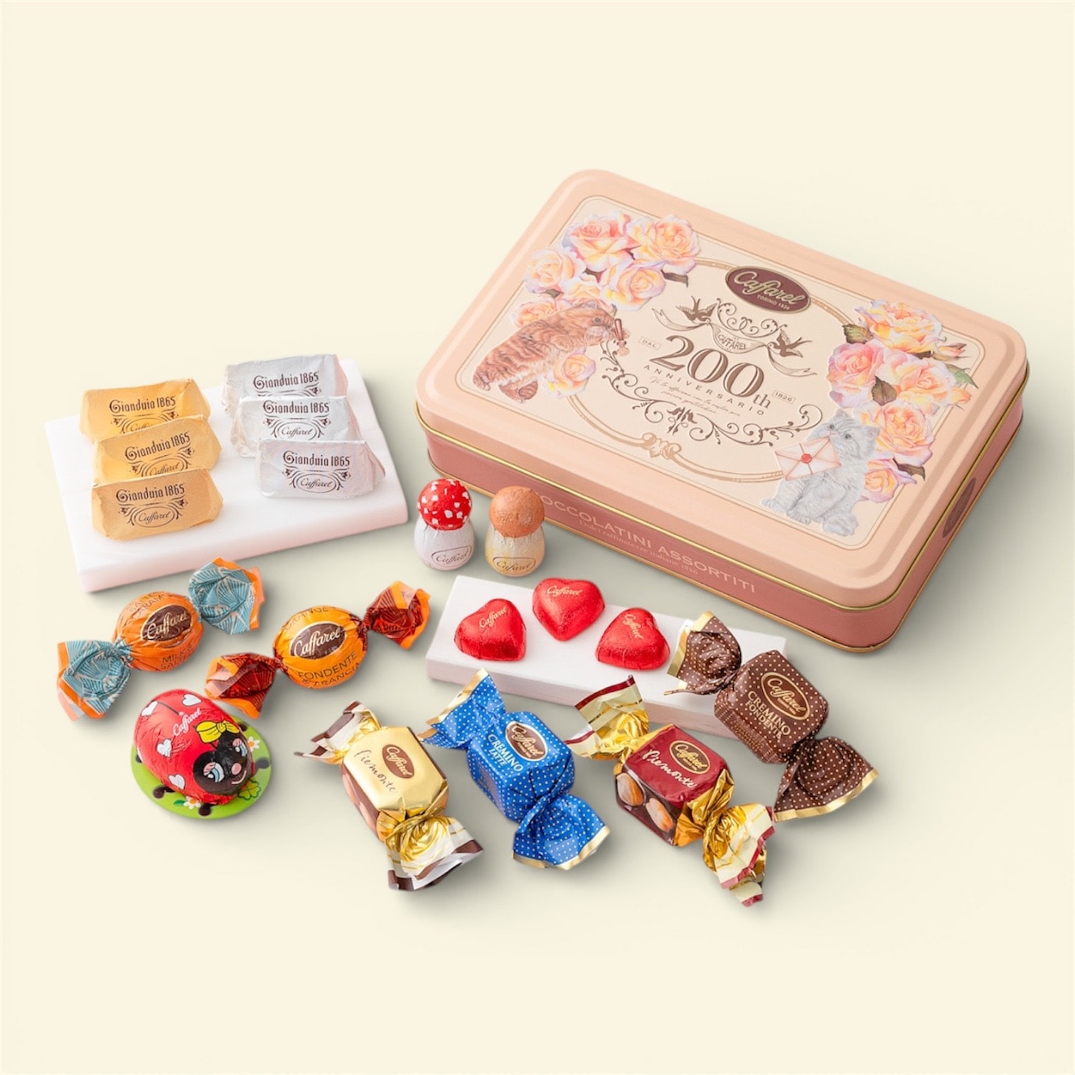 オレンジスクエア缶