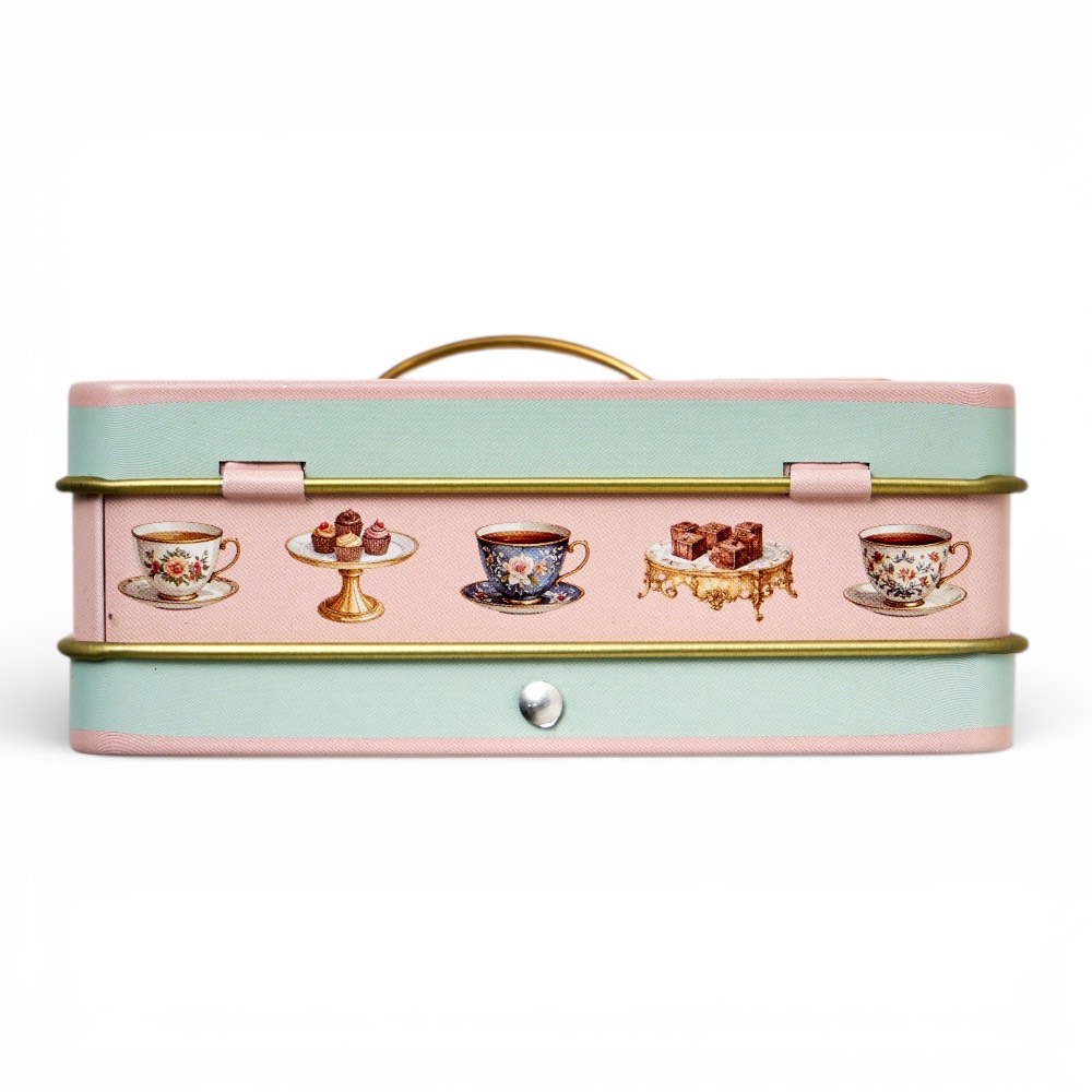 ねこのティータイム トランク小缶｜カファレル公式-チョコレートのお