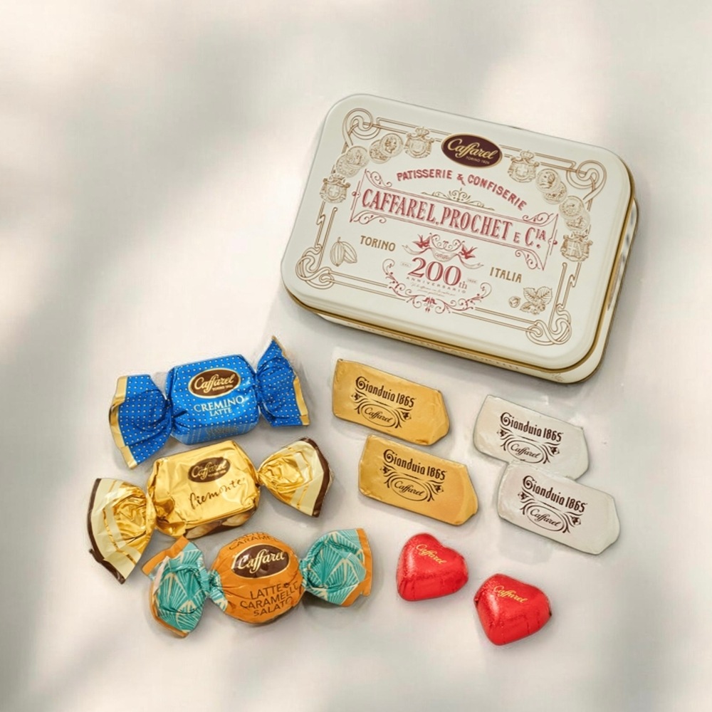 200周年スクエア缶