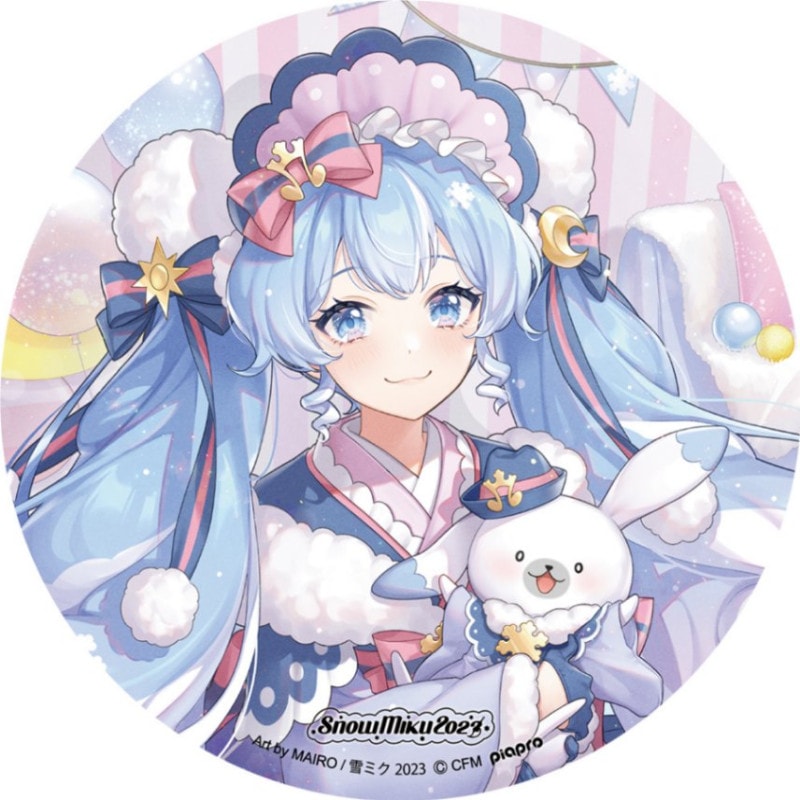 SNOW MIKU 2023/コースターパブミラー 雪ミク(初音ミク) Art by MAIRO