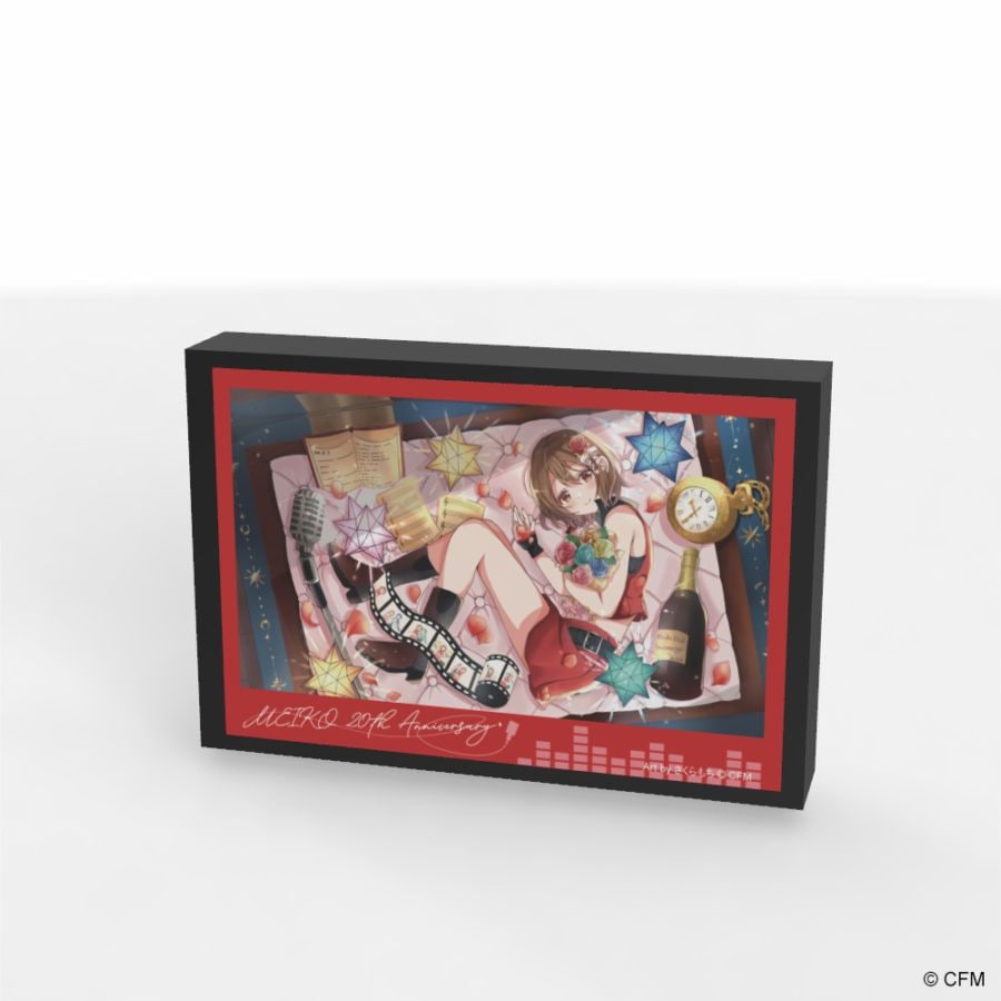 ピアプロ公式コラボ採用作品　　MEIKO 20th Anniversary ミニパブミラー (Art by さくらもち)