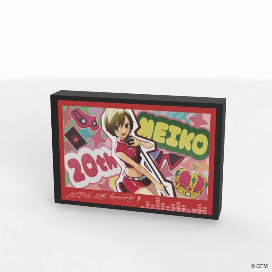 ピアプロ公式コラボ採用作品　　MEIKO 20th Anniversary ミニパブミラー (Art by きゃさりん)