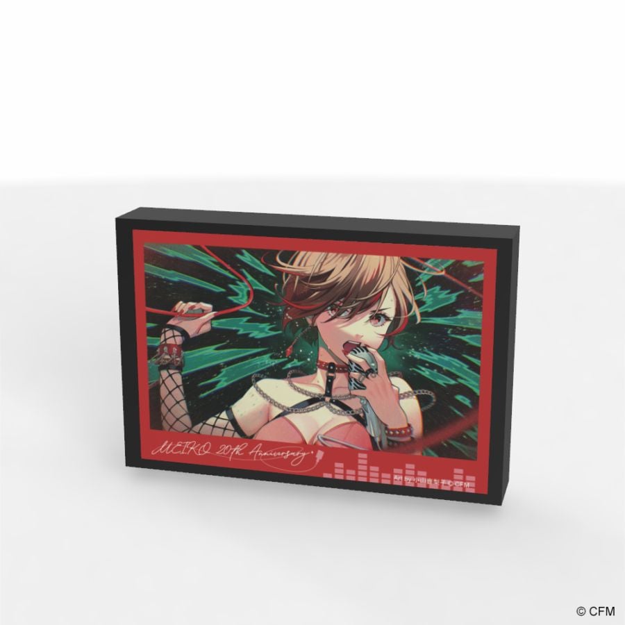 ピアプロ公式コラボ採用作品　　MEIKO 20th Anniversary ミニパブミラー (Art by 小山鹿梨子)