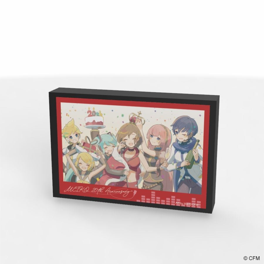ピアプロ公式コラボ採用作品　　MEIKO 20th Anniversary ミニパブミラー (Art by lilija)