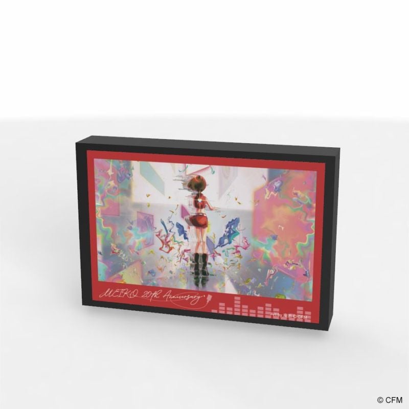 ピアプロ公式コラボ採用作品　　MEIKO 20th Anniversary ミニパブミラー (Art by 庵折)