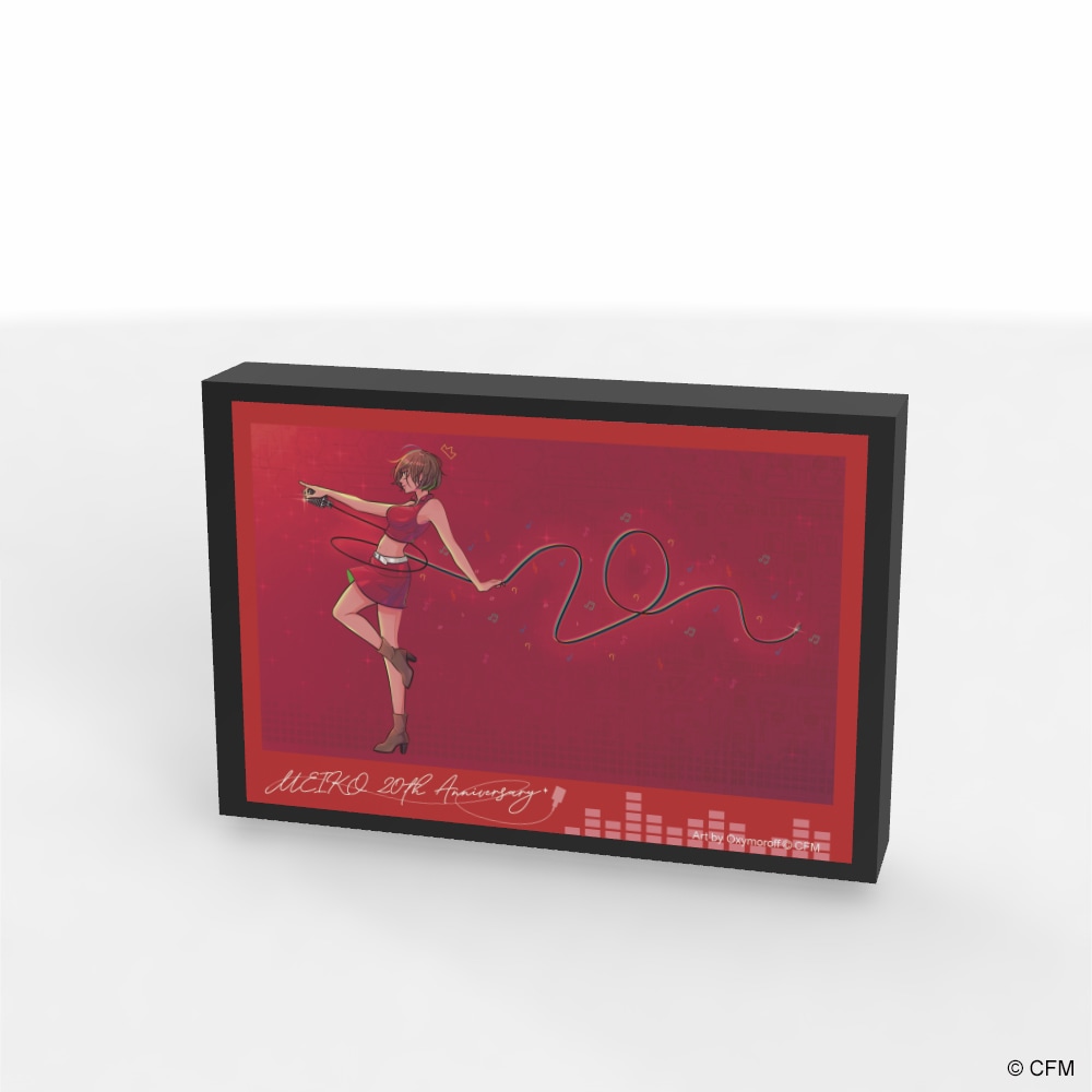ピアプロ公式コラボ採用作品　　MEIKO 20th Anniversary ミニパブミラー (Art by Oxymoroff)