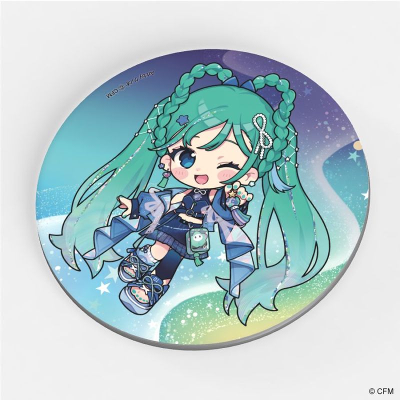 マジカルミライ 2025/コースターパブミラー 初音ミク ミニキャラ (Art by クノオ)
