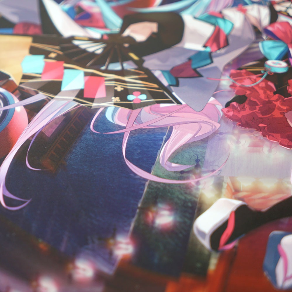 マジカルミライ 2020 夏まつり/B5パブミラー 初音ミク (Art by MIYA*KI)