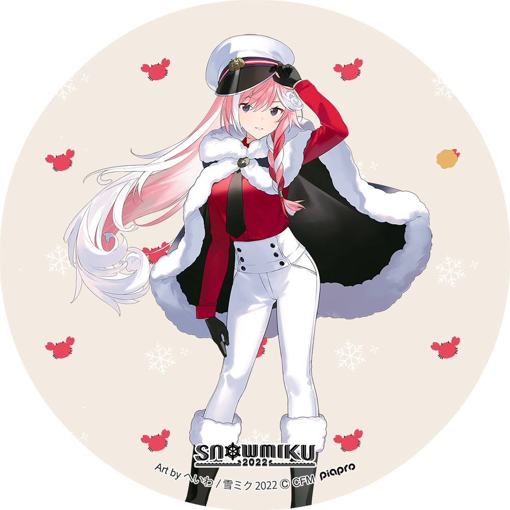 SNOW MIKU 2022/コースターパブミラー 巡音ルカ (Art by へいわ)