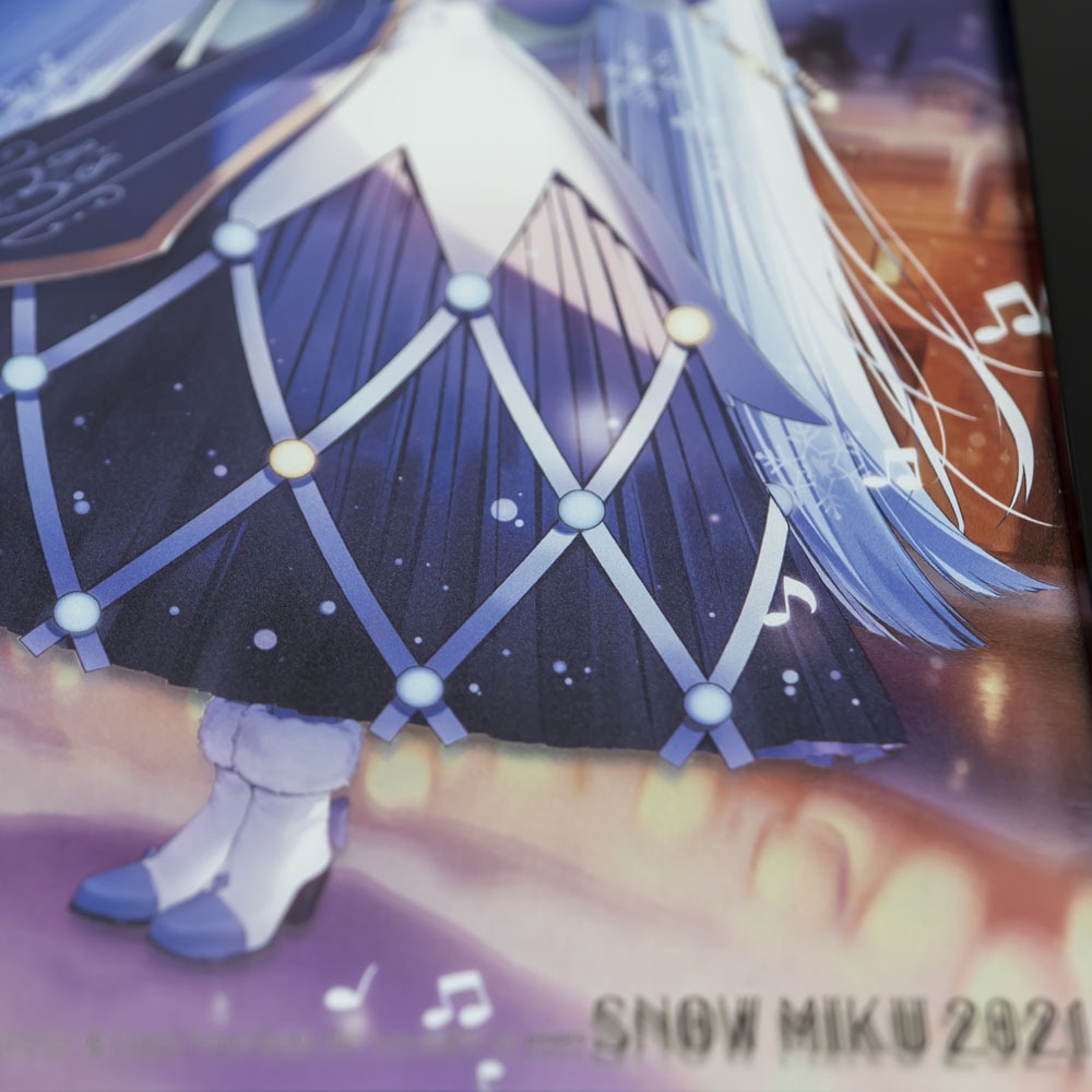 SNOW MIKU 2021/B4パブミラー 初音ミク メインビジュアル (Art by necömi)