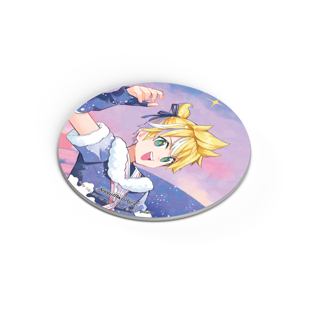 MIKU 2023 コースターパブミラー 雪ミク 餡こたく 初音ミク キャラパブ