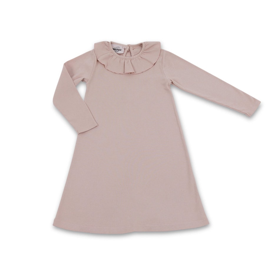 ● moumout' paris ムームーパリ　オエコテックス　MOLLY la chemise de nuit 90-100/100-110/110-120/120-130 NU