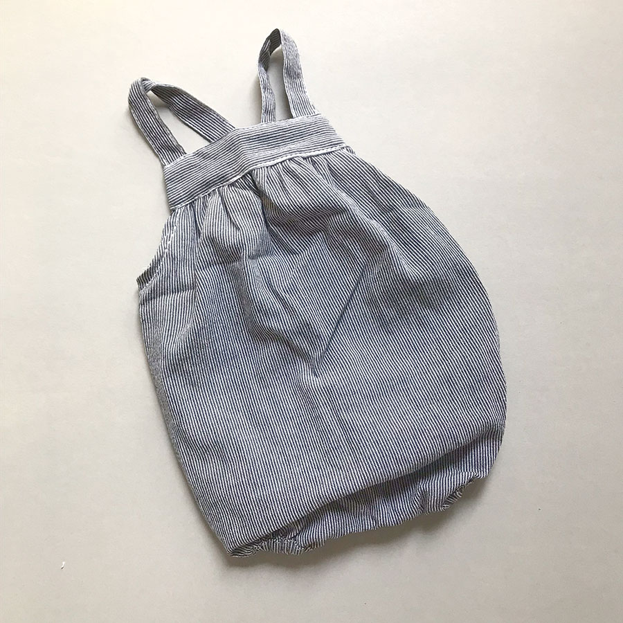 [50%OFF]From spain 1+in the family TROPEA romper -70/80 BLUE NOTTE 1+in the family ワンモアインザ・ファミリー\肌着・ロンパース・ボディ NM26S