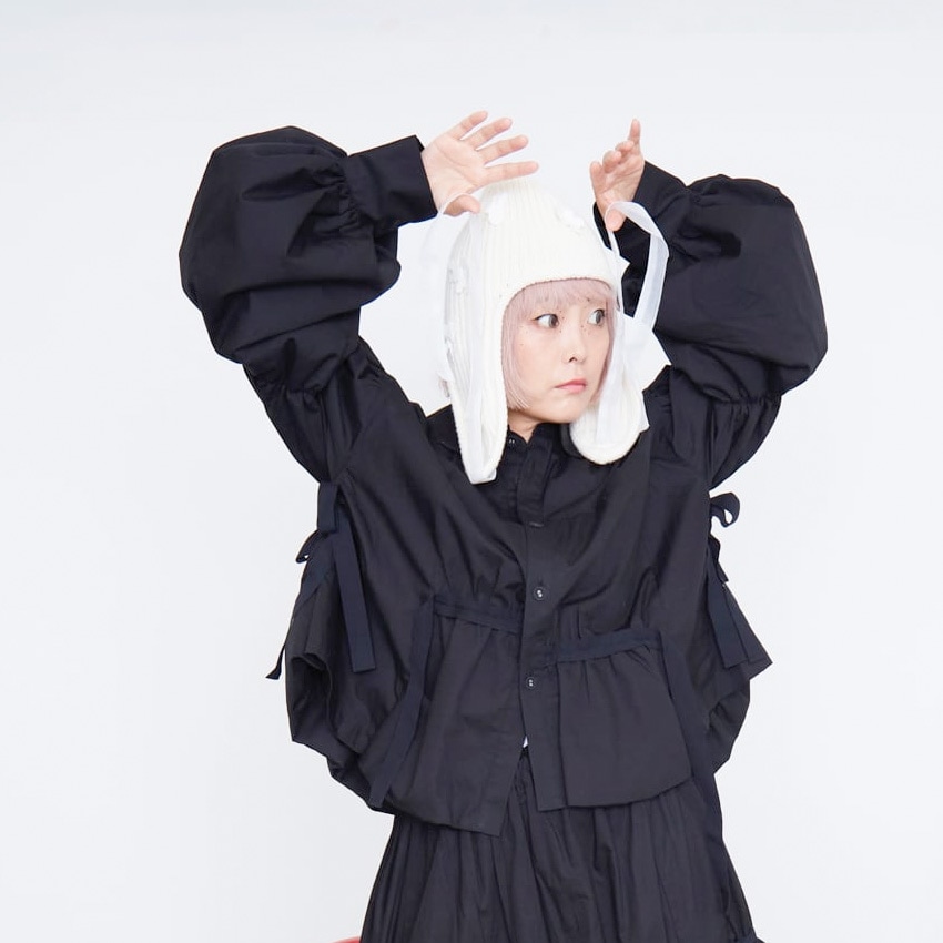 ●frankygrow GATHERED BALLOON BLOUSE F2 