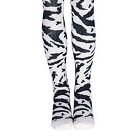 【-60%】POPUPSHOP ポップアップショップ Rose Leopards ローズレオパード タイツ オーガニックコットン混紡 0-1/-/-/