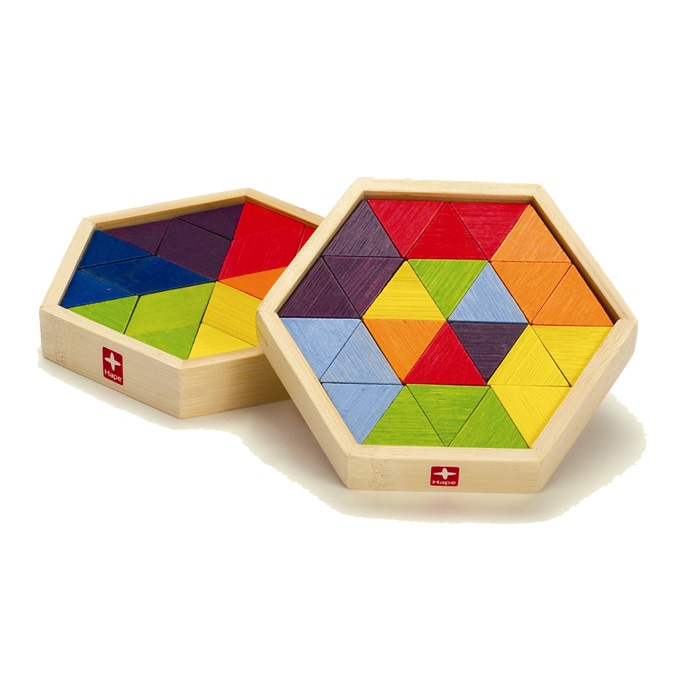 Hape ハペ Mixed Shape Puzzles ミックスシェイプパズル 　造形遊びで幾何学の基礎を感じ取ろう