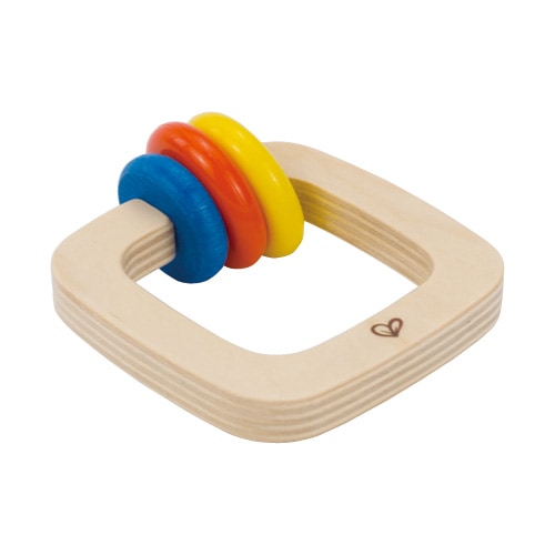 Hape ハペ Twister Rattle ツイスターラトル　カラフル木製ラトル