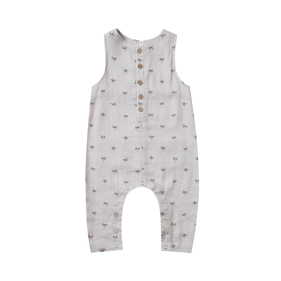 ［40%OFF］Rylee & Cru palms button jumpsuit 12-18m/2-3y/4-5y/-  [ネコポス対応可]
