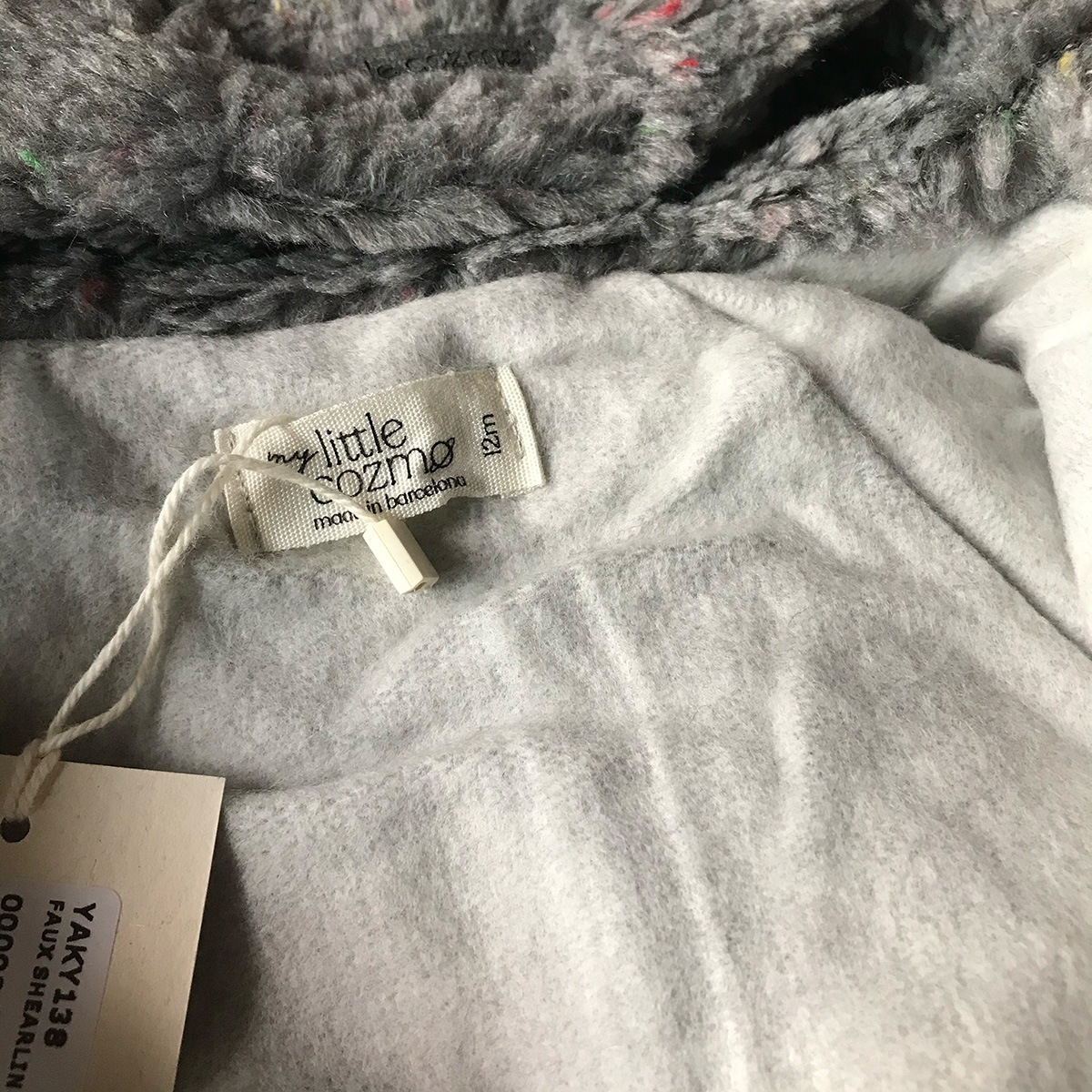 [40%OFF] From spain MY LITTLE COZMO faux shearling baby bear suit recycled ジャンプスーツ アウター 80サイズ 出産祝い