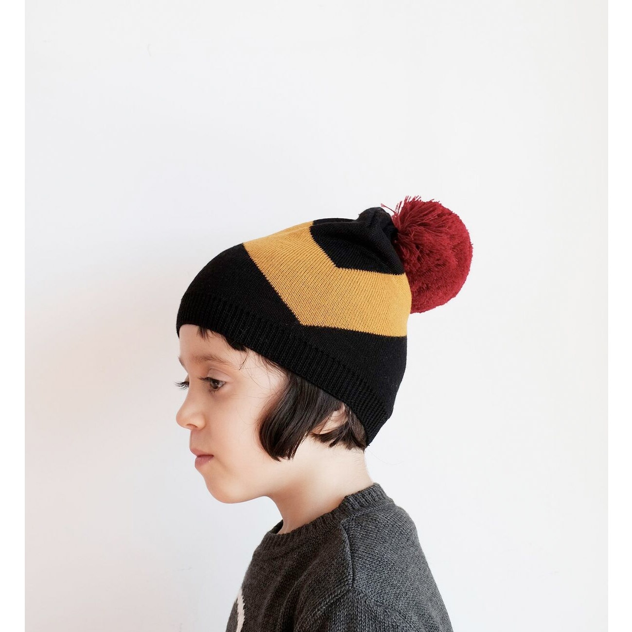 [60%off] ネコポス不可 WOLF & RITA  Beanie Jorge | Black YellowK S 50-52/M 52-54/L 54-56