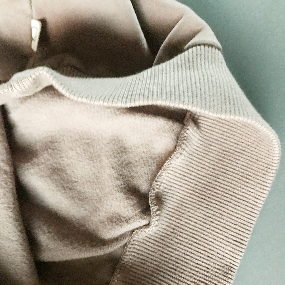 [50%OFF] From spain MY LITTLE COZMO organic puff-sleeved girls sweatshirt オーガニックコットンスウェット 100-110/120-130/140/150  taupe/stone